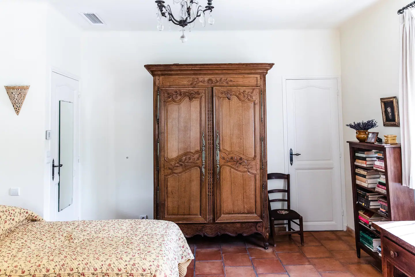chambre décoration rustique