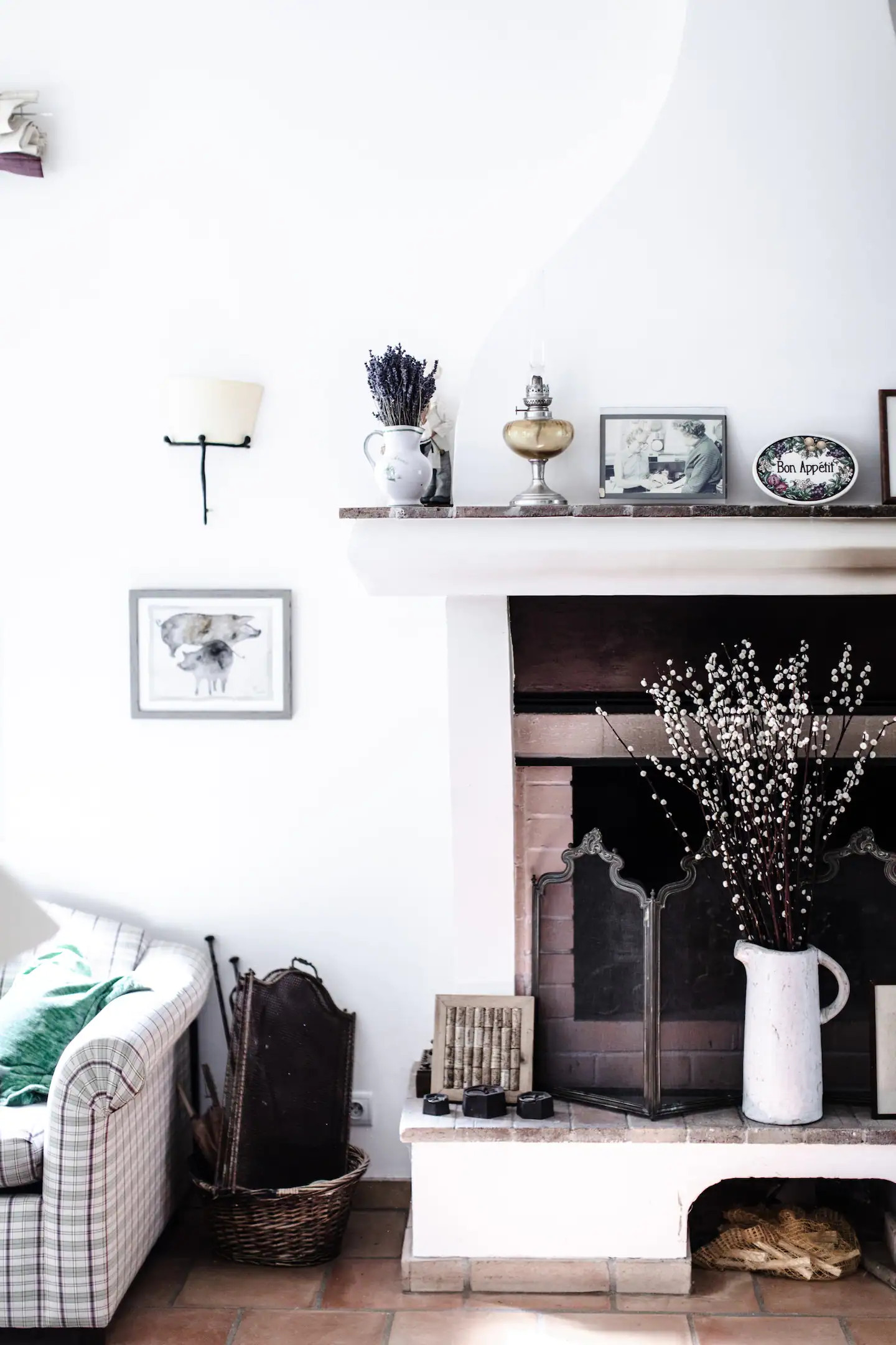 salon rustique dans maison en Provence