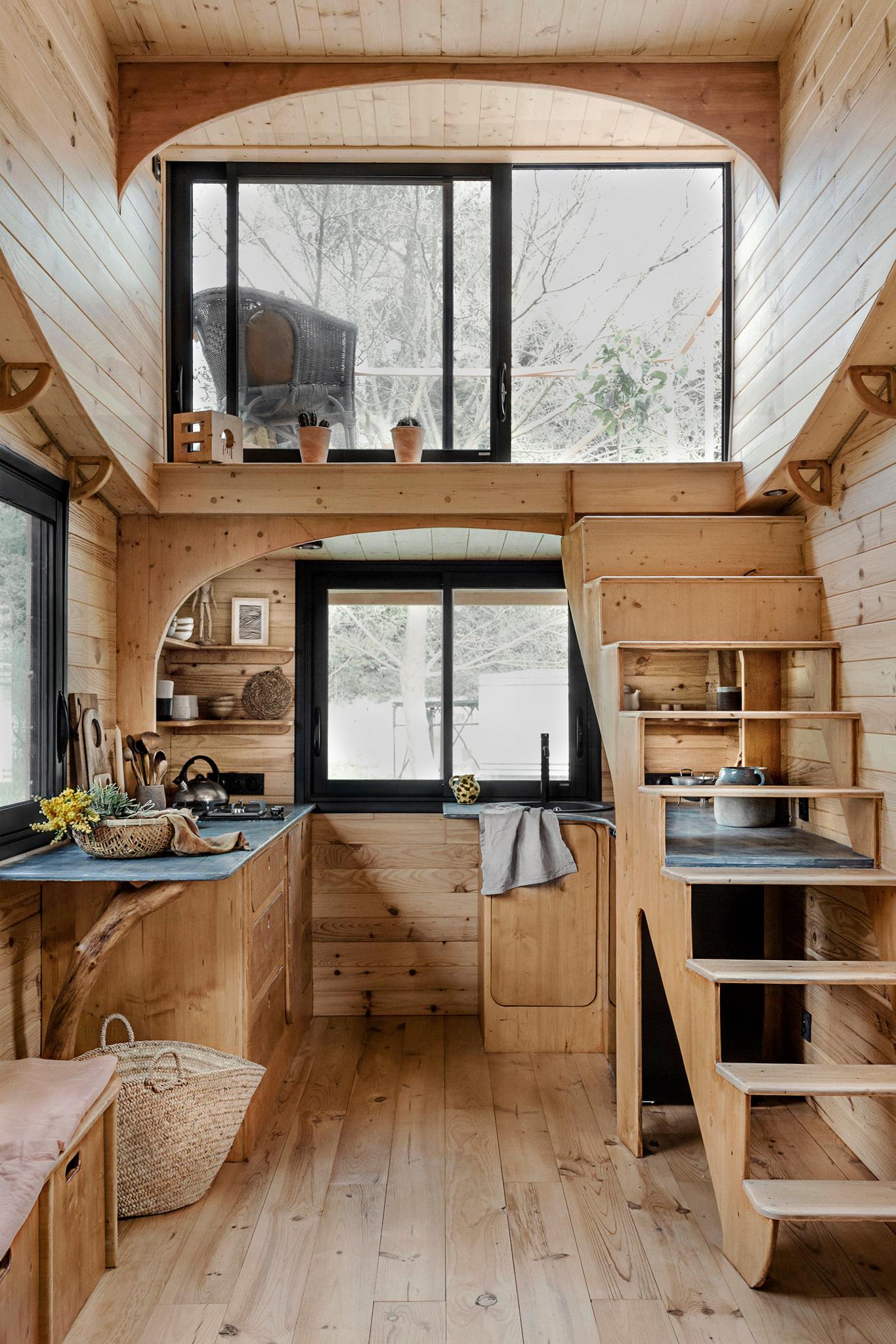 cuisine tiny house en bois cuisine tiny house en bois