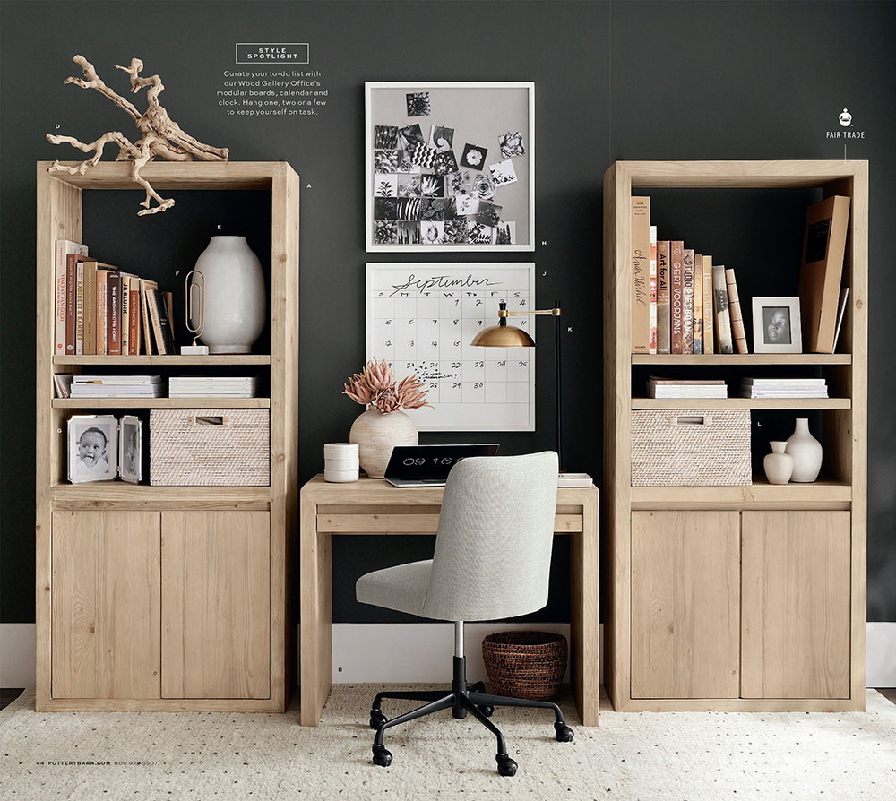 bureau décoration naturelle