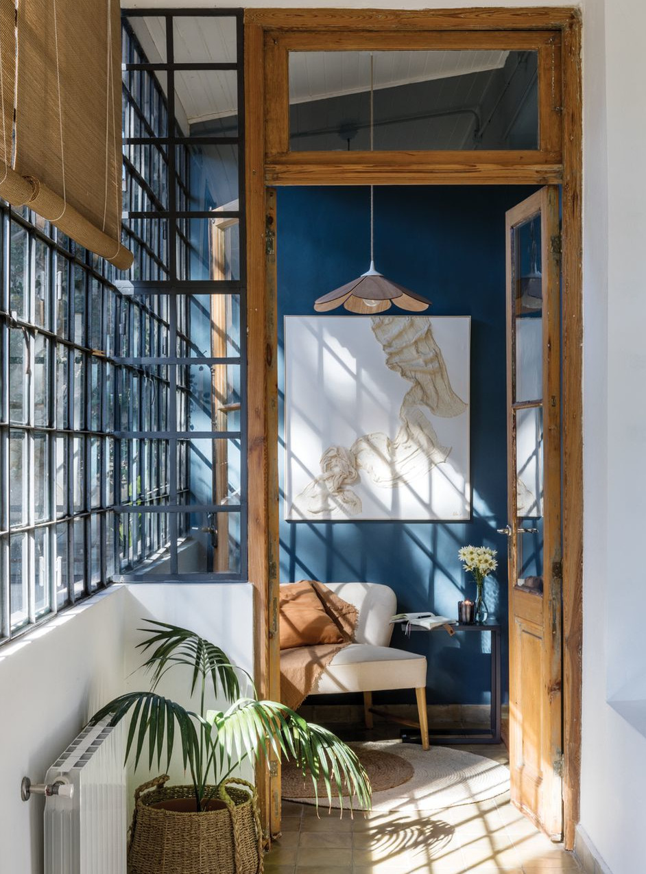 salon bleu maison loft salon bleu maison loft
