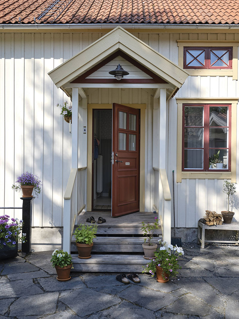 façade maison en bois