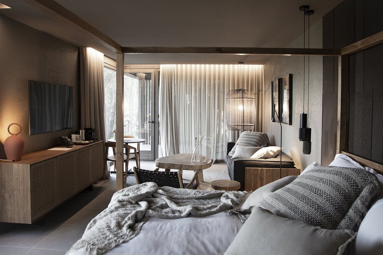 chambre décoration design et naturelle