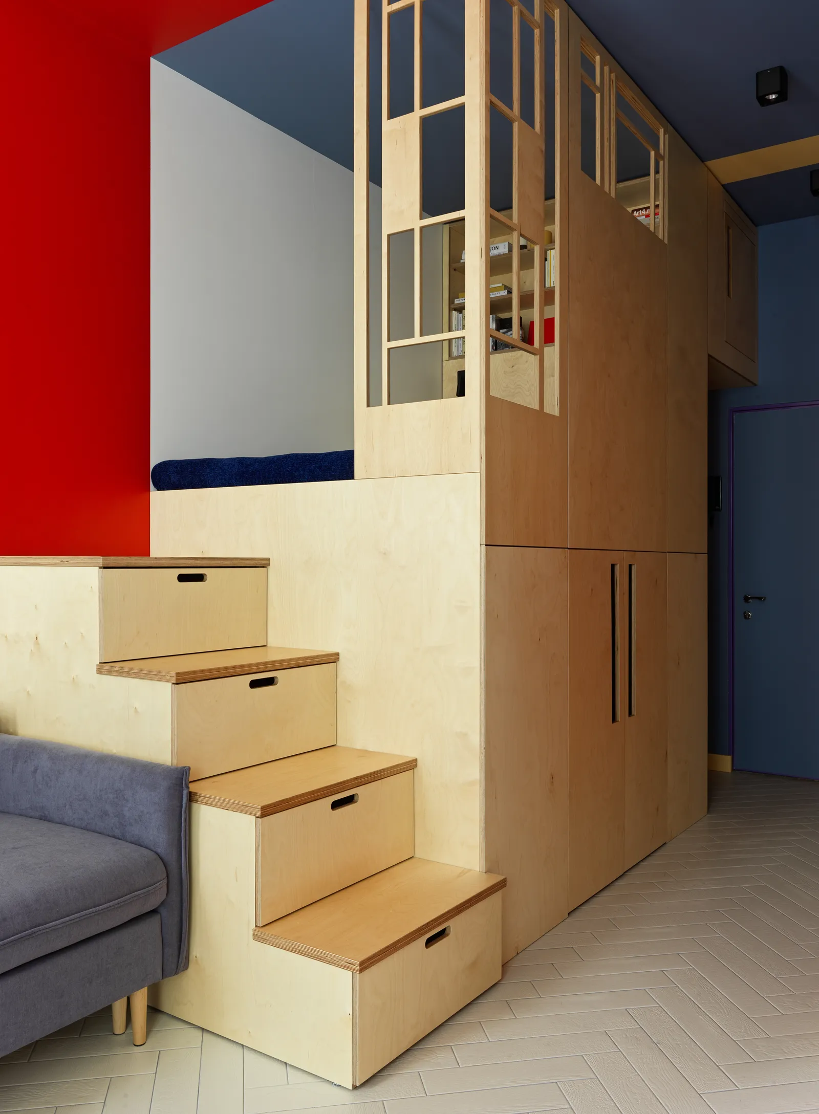 aménager un studio de 27m2 escalier avec rangements aménager un studio de 27m2 escalier avec rangements