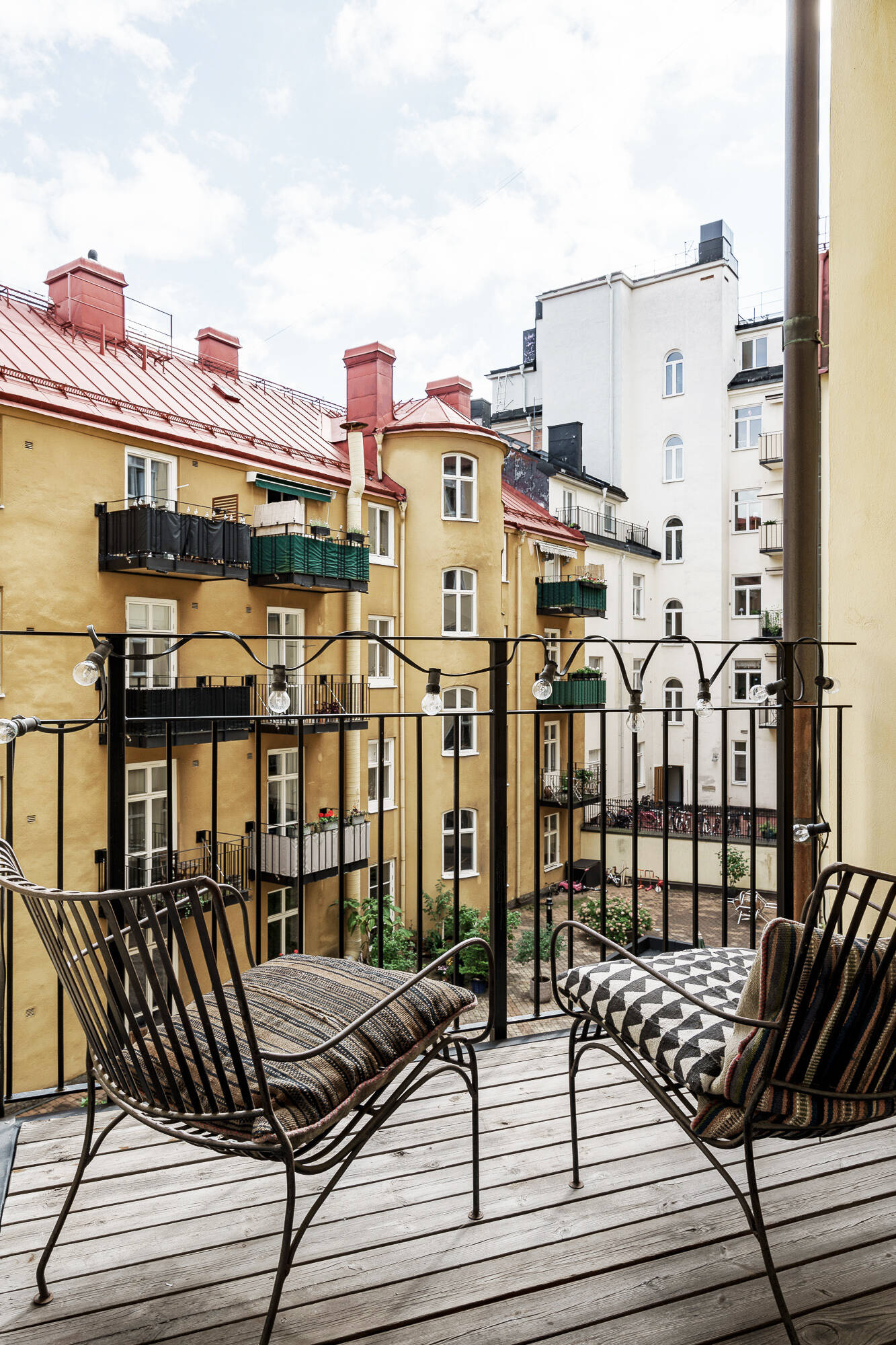 balcon appartement sur cour Suède balcon appartement sur cour Suède