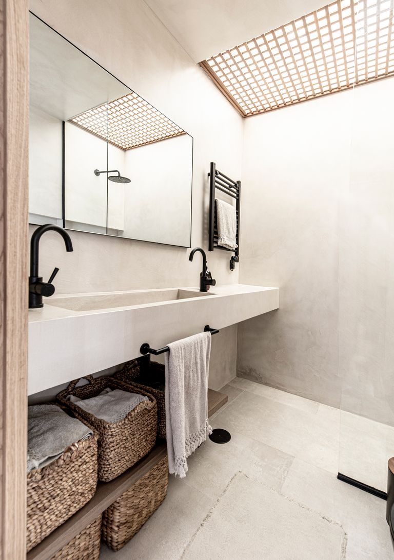 salle de bain tons naturels salle de bain tons naturels