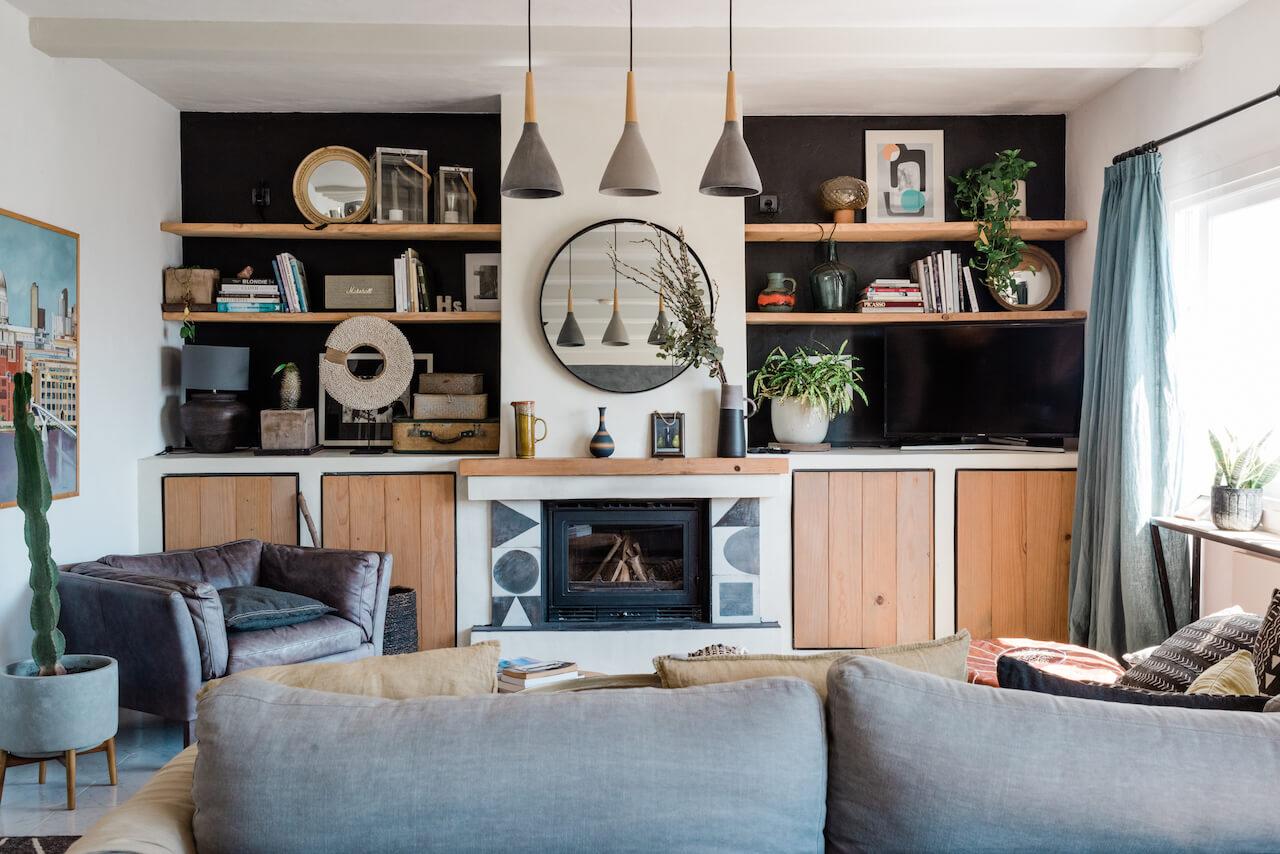 salon décoration contemporaine maison Ibiza