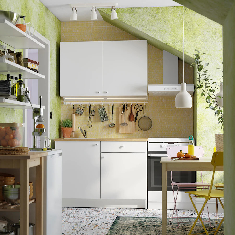 cuisine blanche design pas chère