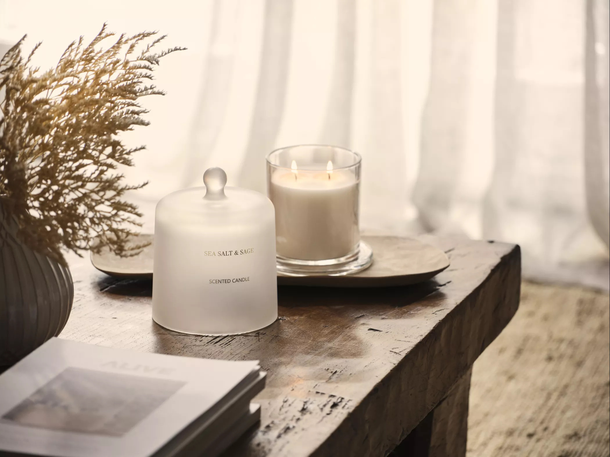 bougie sur table basse bougie sur table basse