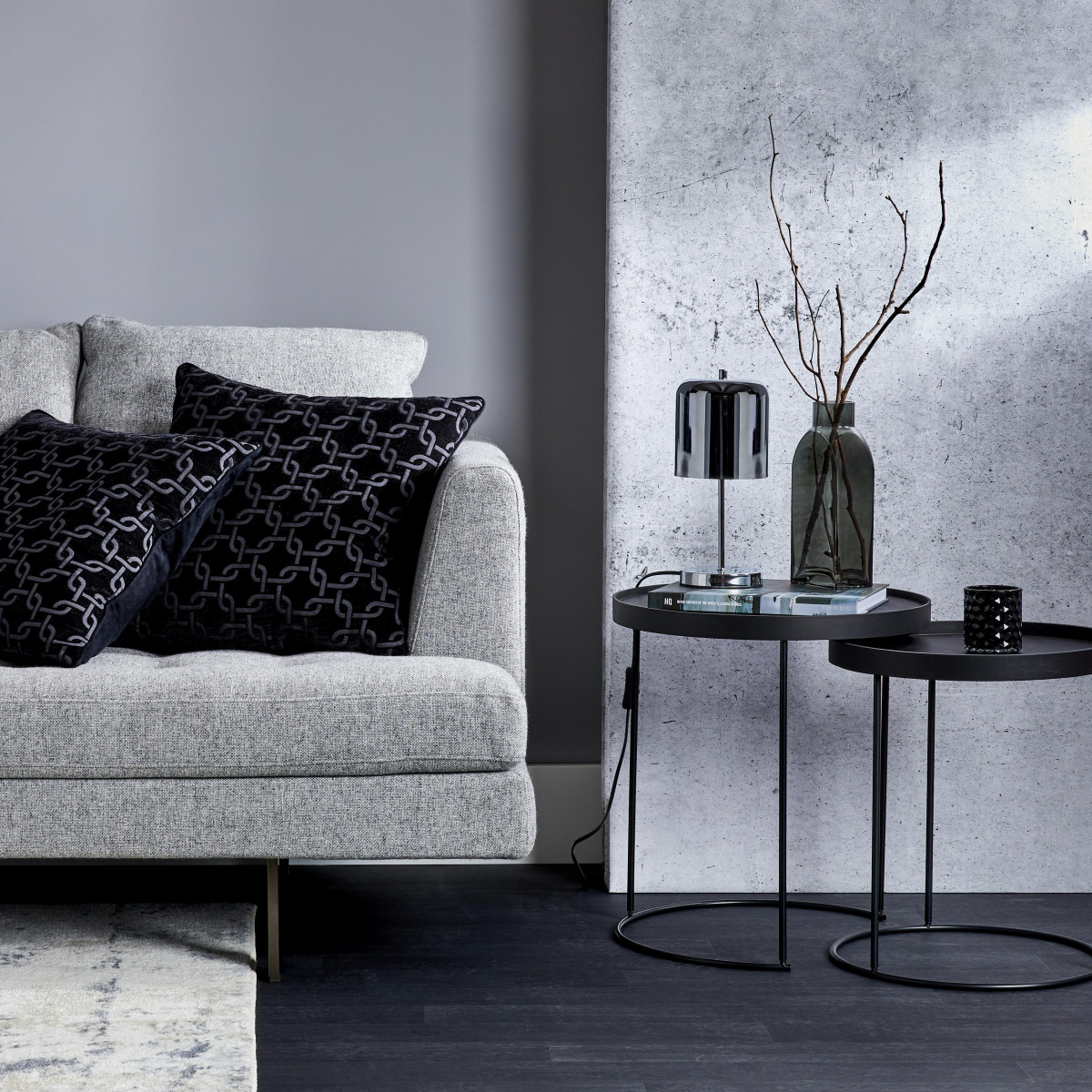 salon décoration design en gris Primark salon décoration design en gris Primark