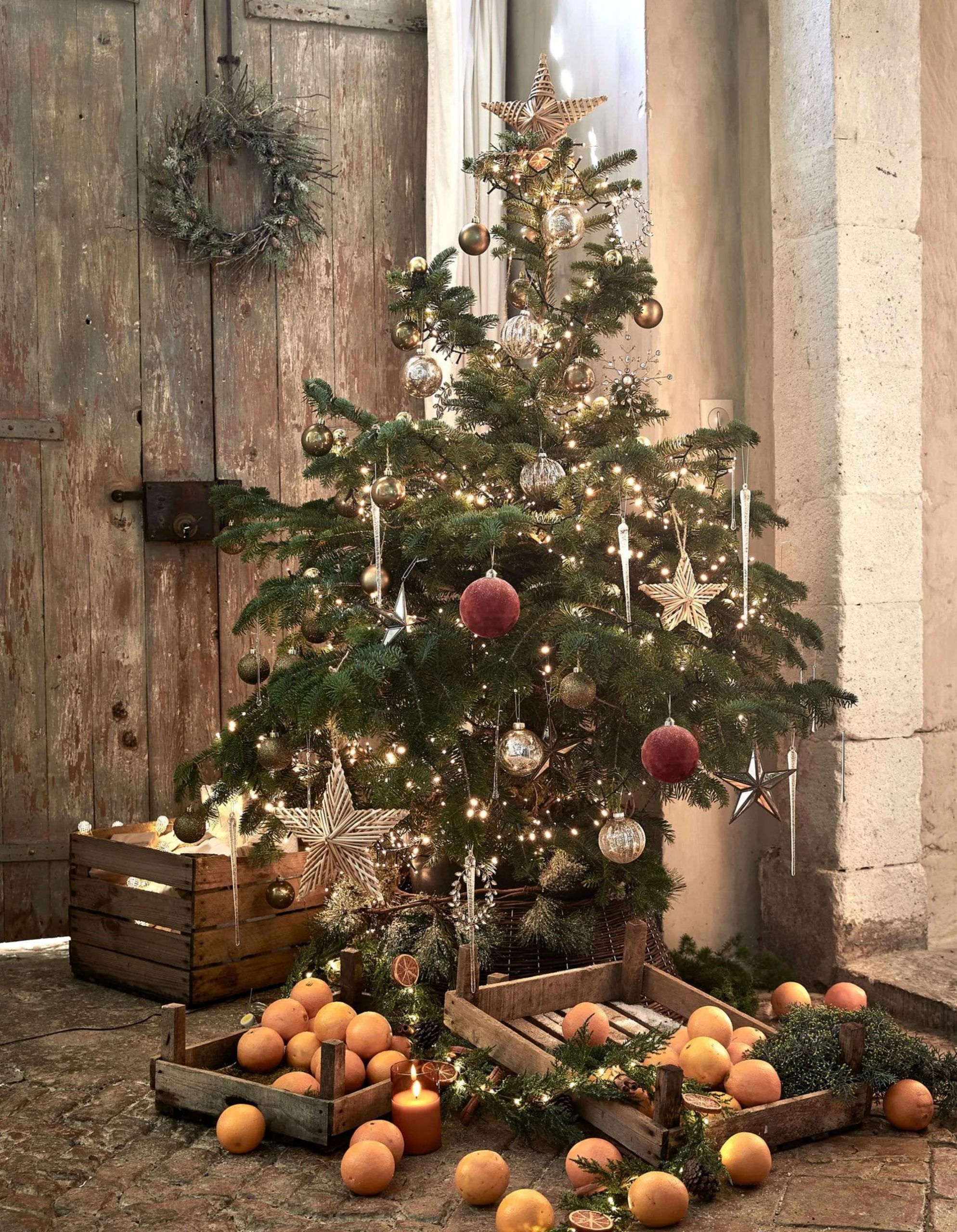 terrasse déco de noël Alinea