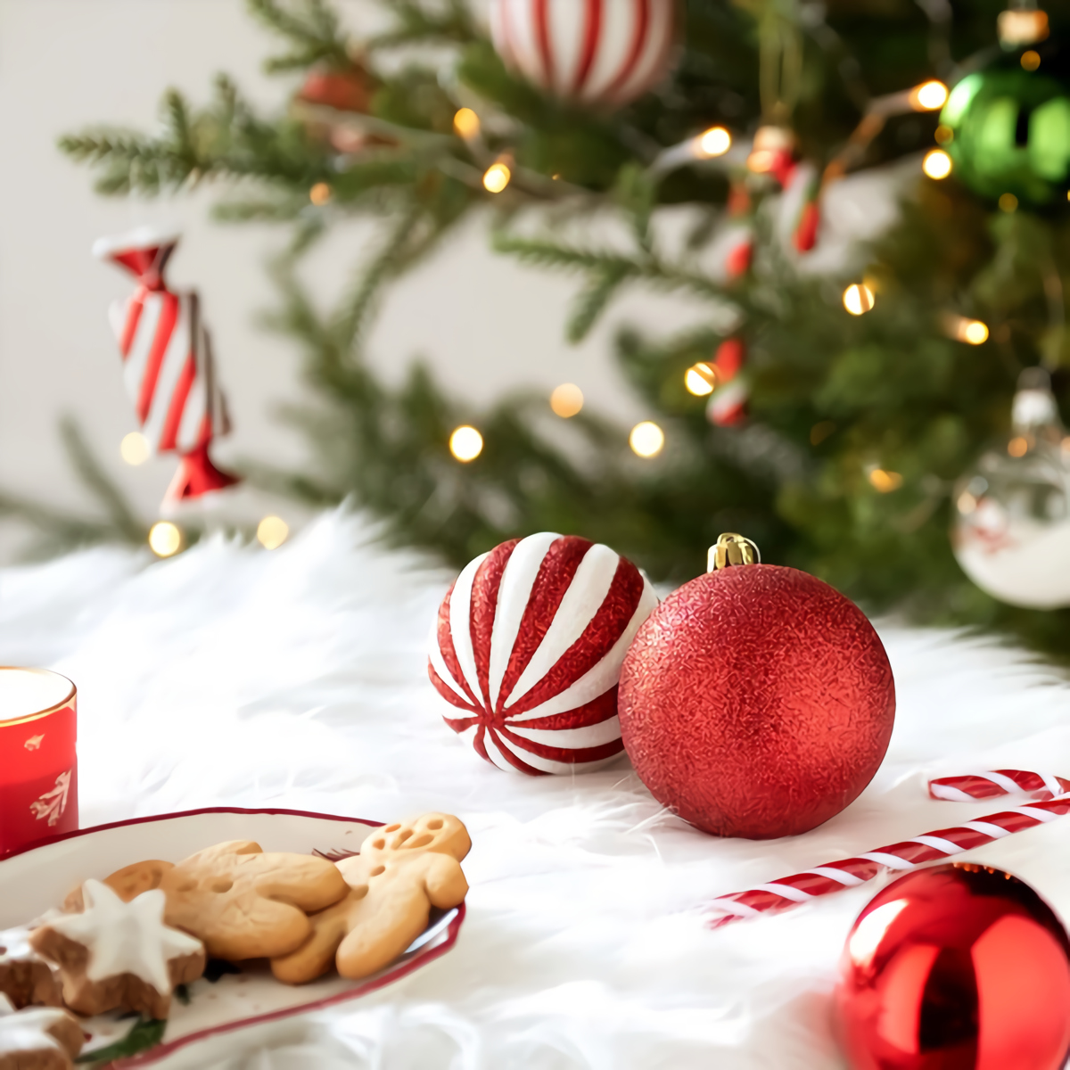 décoration rouge Noël