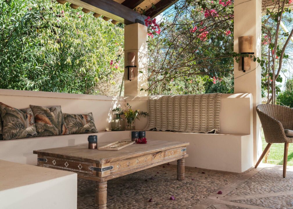terrasse abritée
