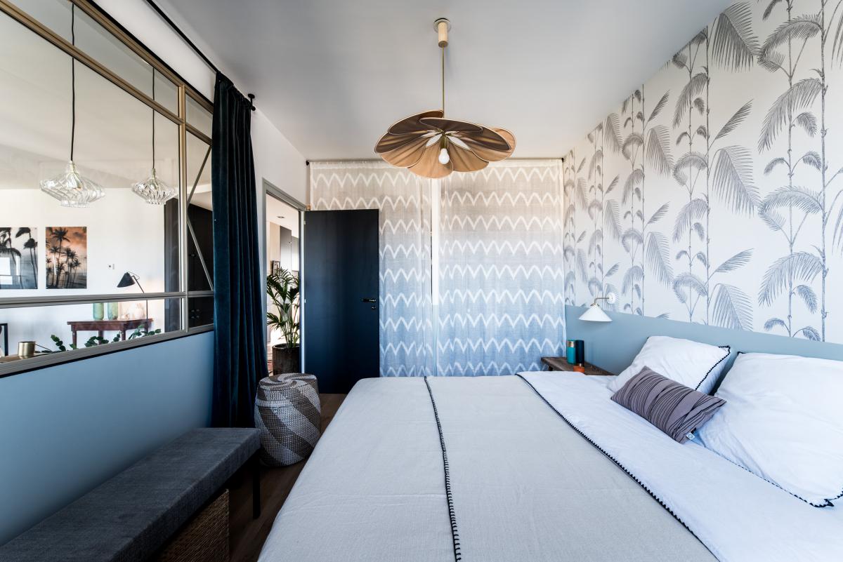 chambre bleue avec verrière chambre bleue avec verrière