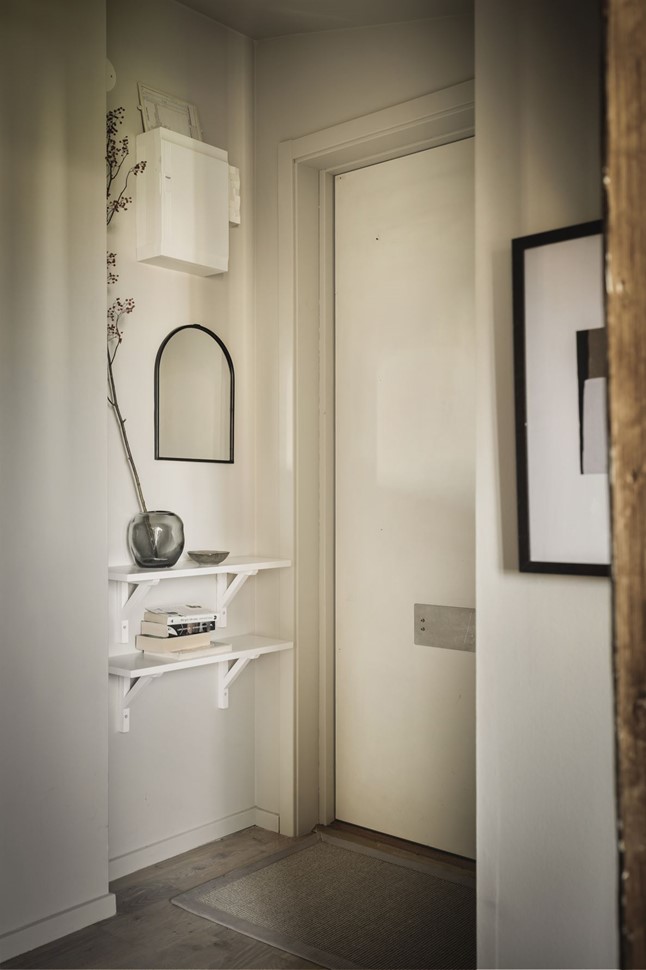 entrée décoration beige