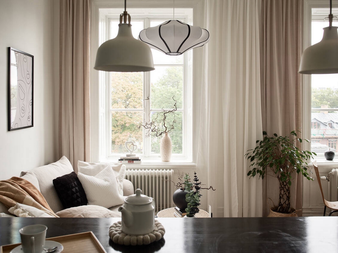 salon décoration scandinave