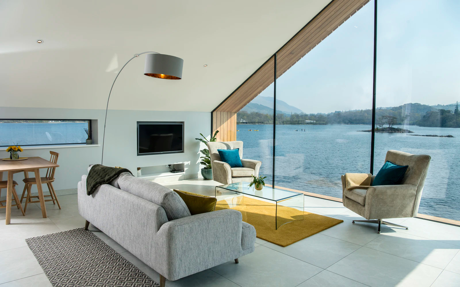 salon maison en bois design Boathouse