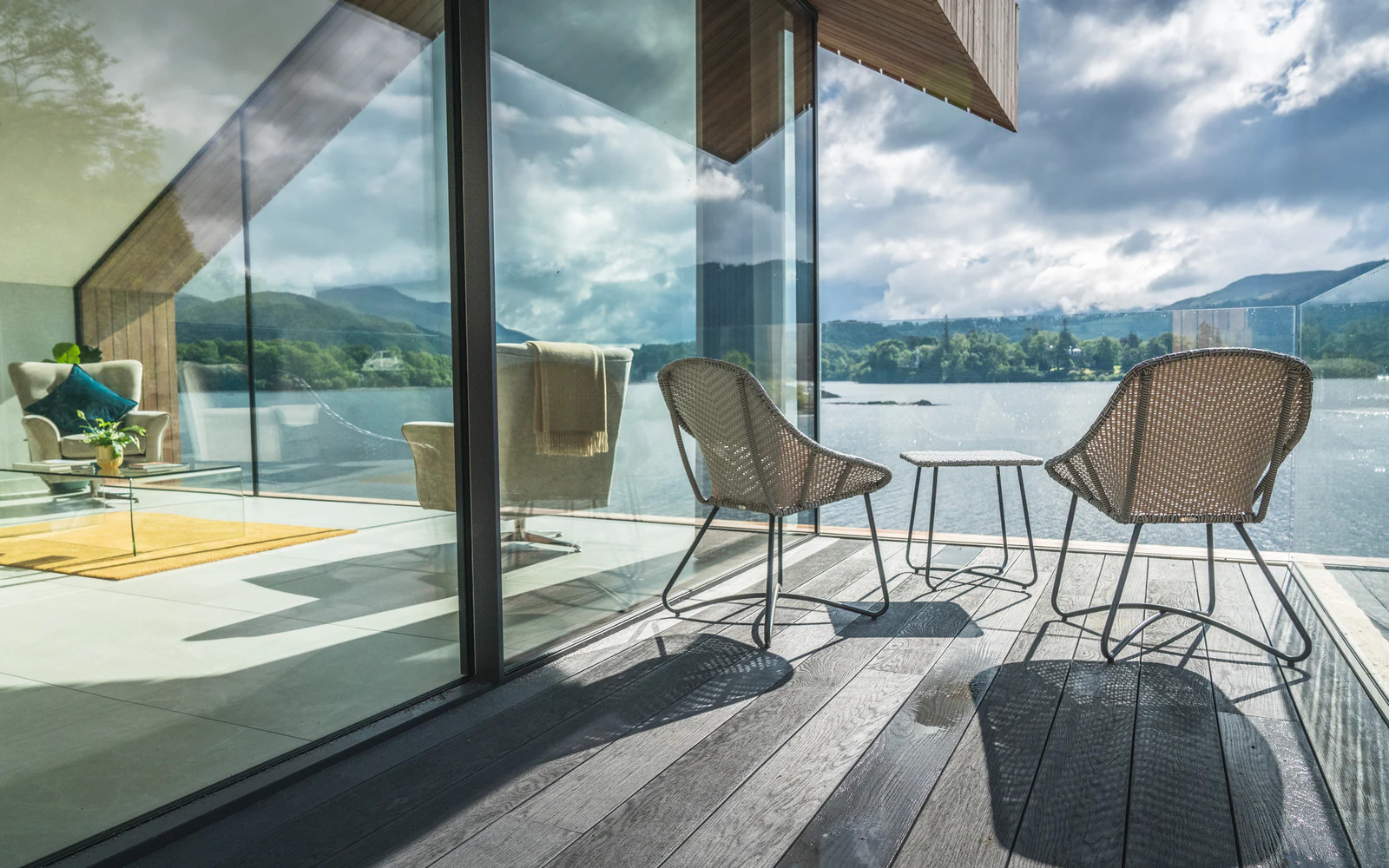 terrasse maison sur l'eau Boathouse