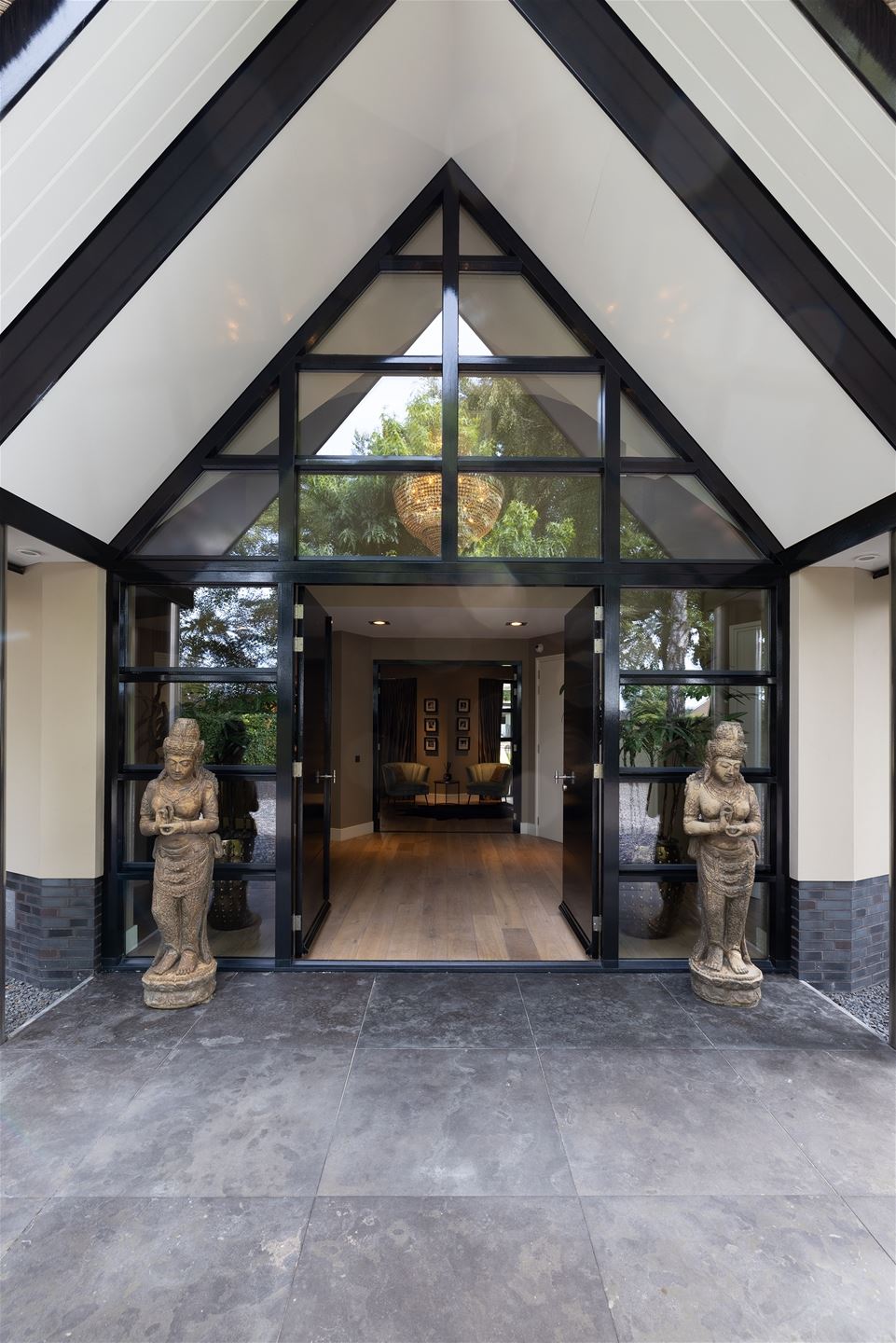 entrée maison d'architecte