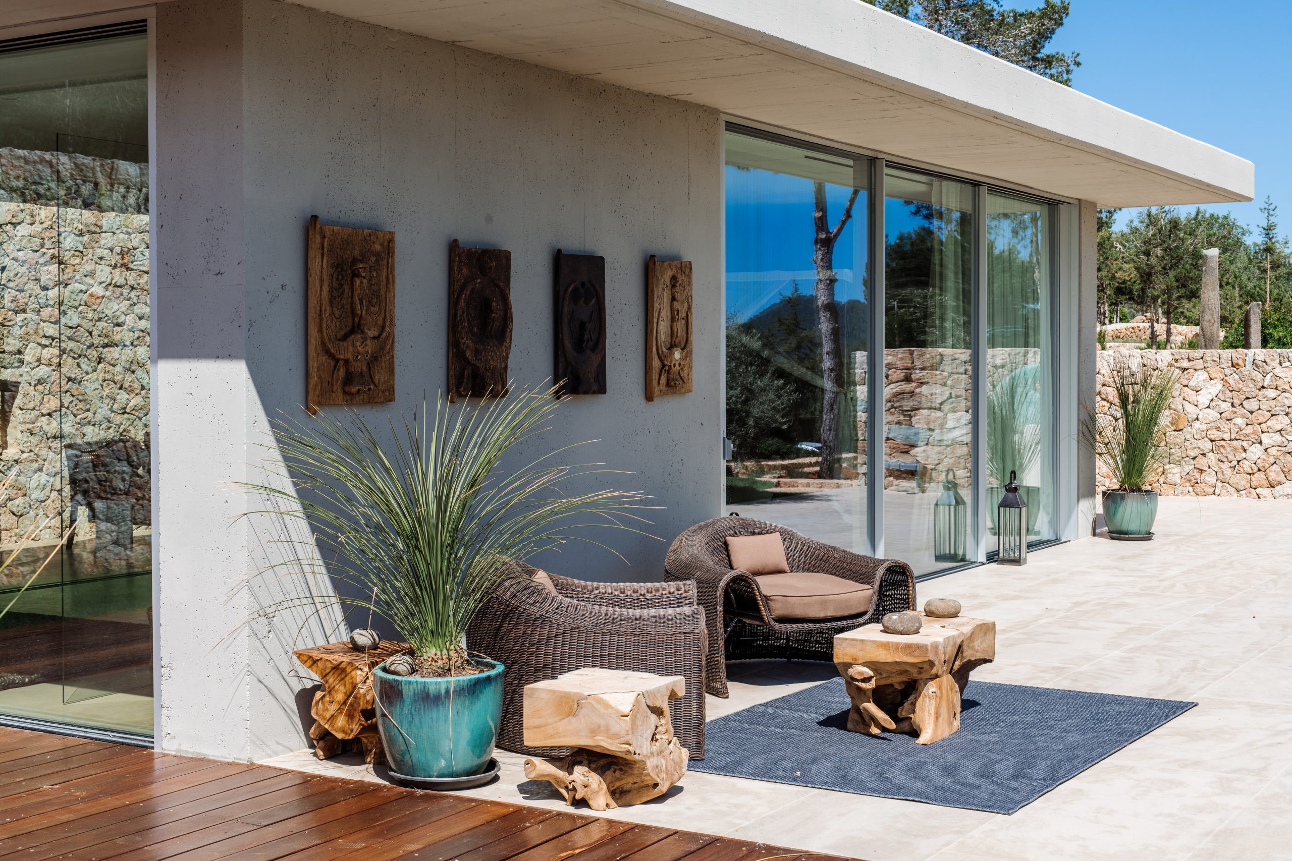 façade maison d façade maison d'architecte Ibiza