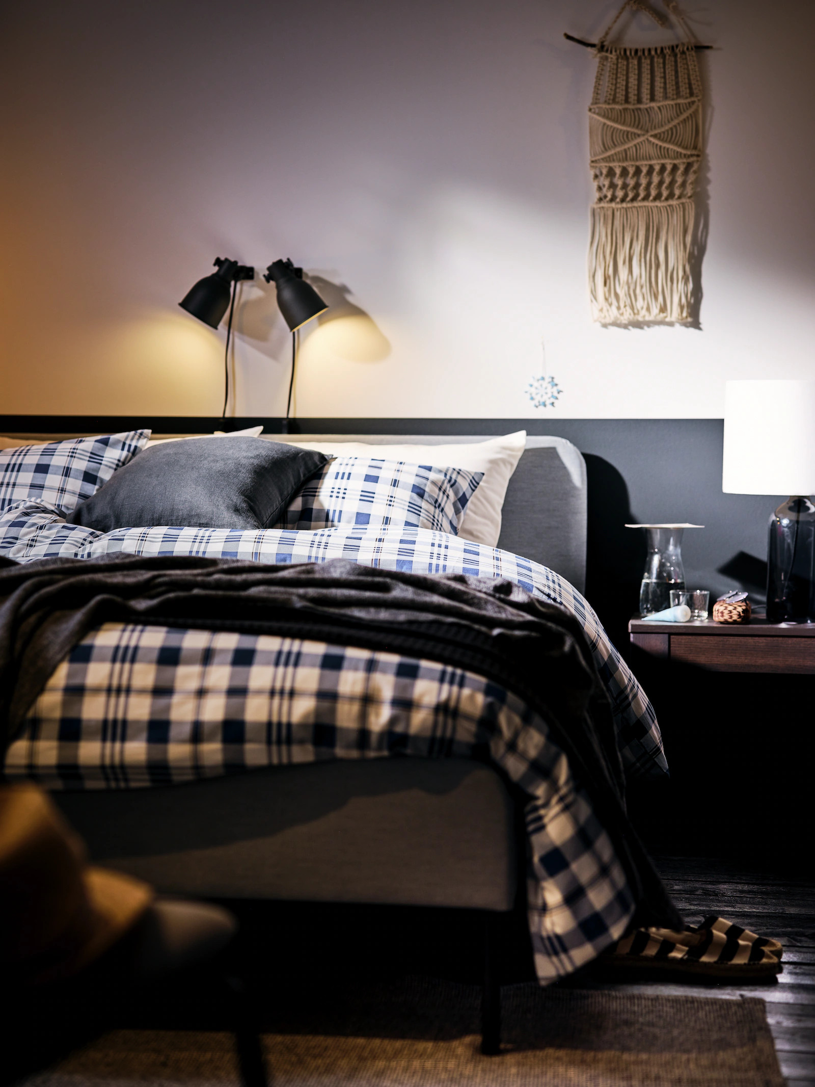chambre design noire