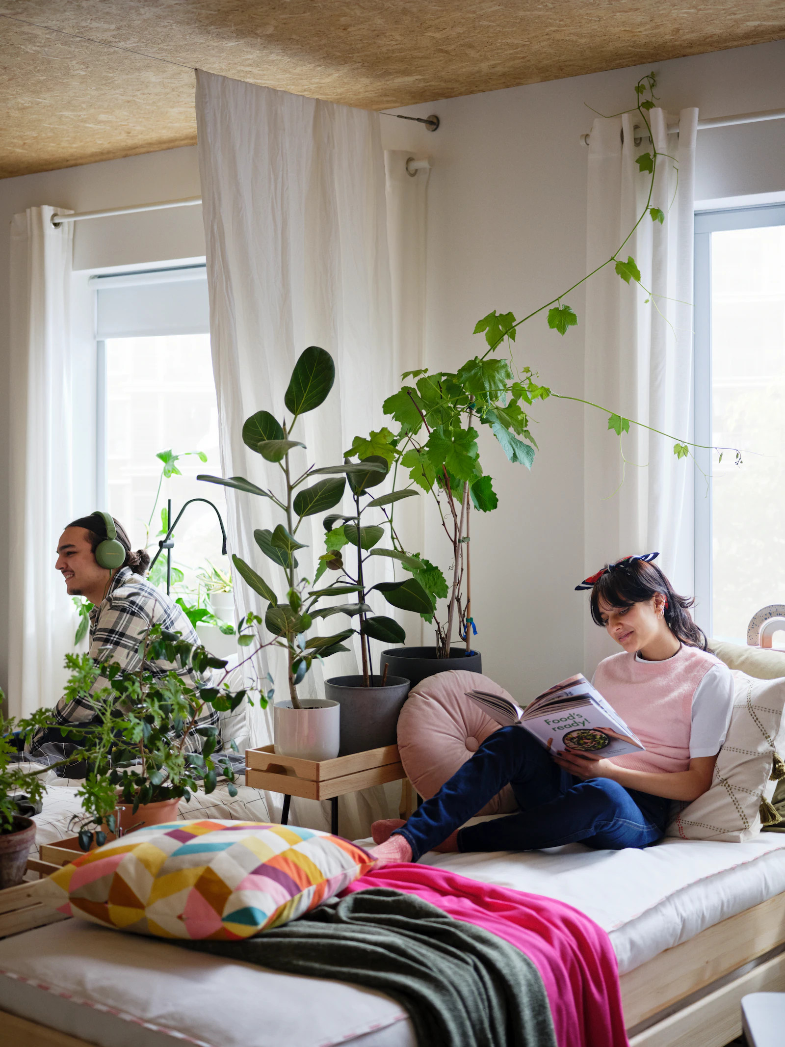 salon avec méridiennes IKEA