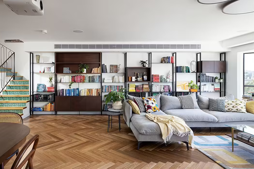 salon maison rénovée