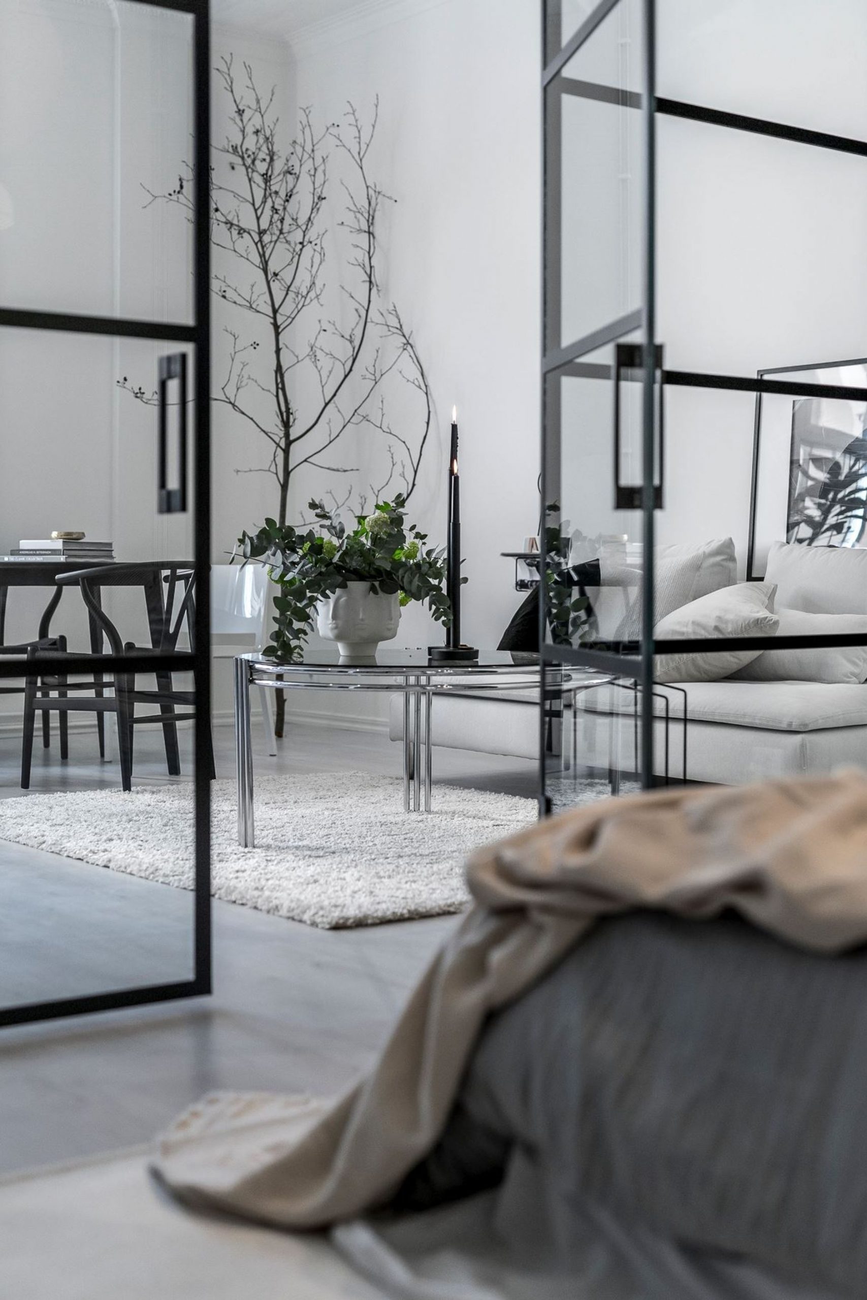 chambre avec verrière design