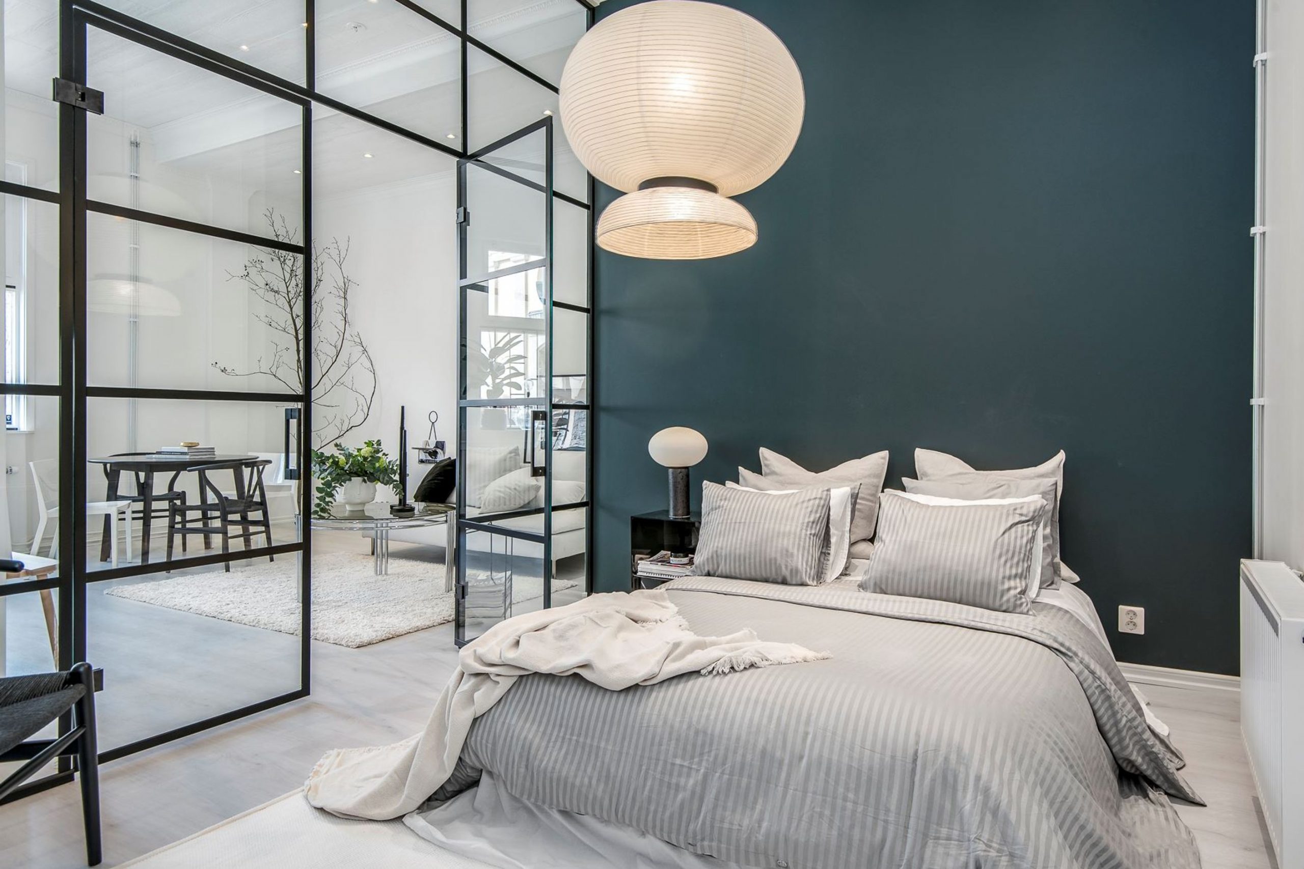 chambre avec verrière design