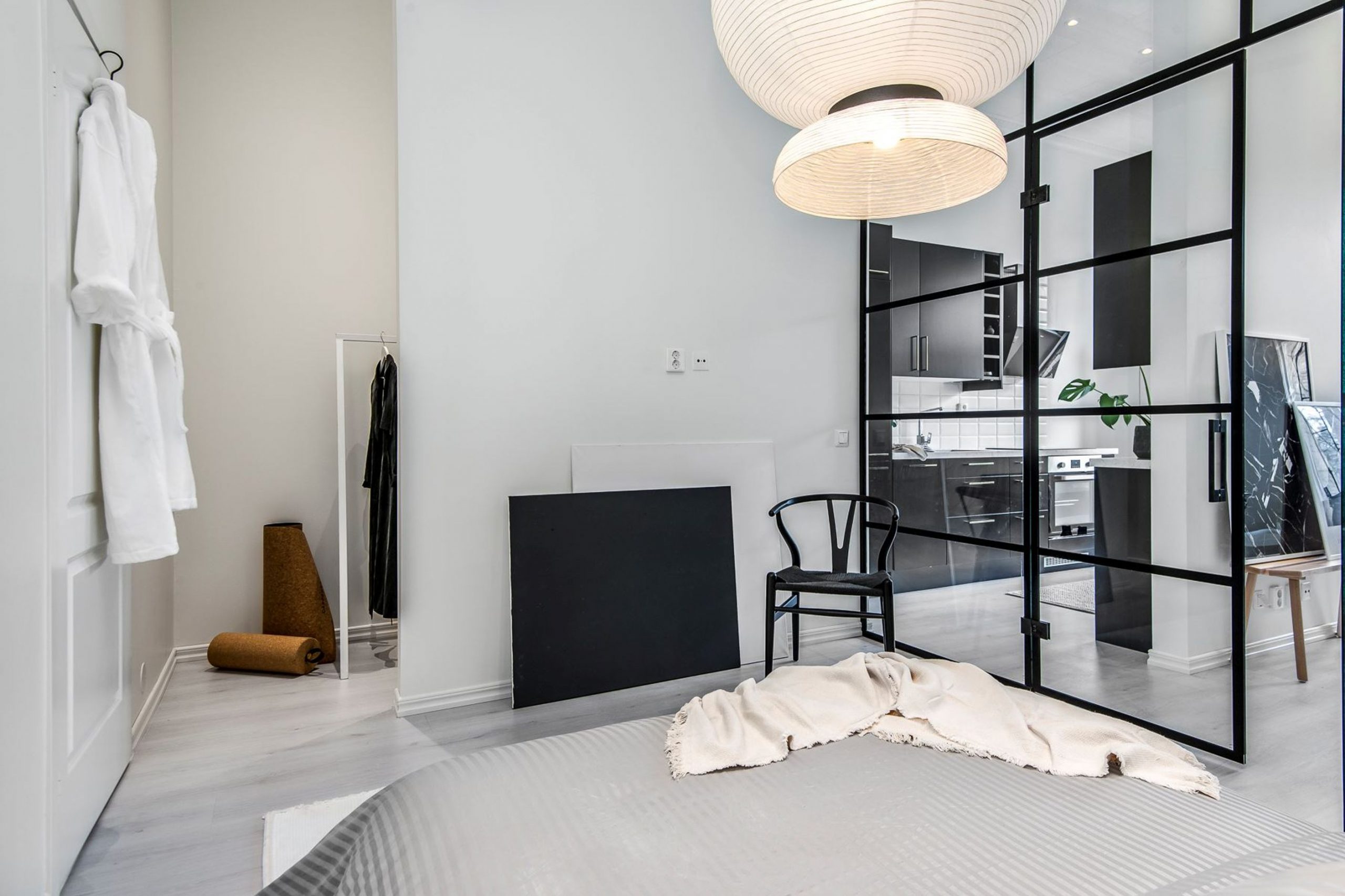 chambre avec verrière design