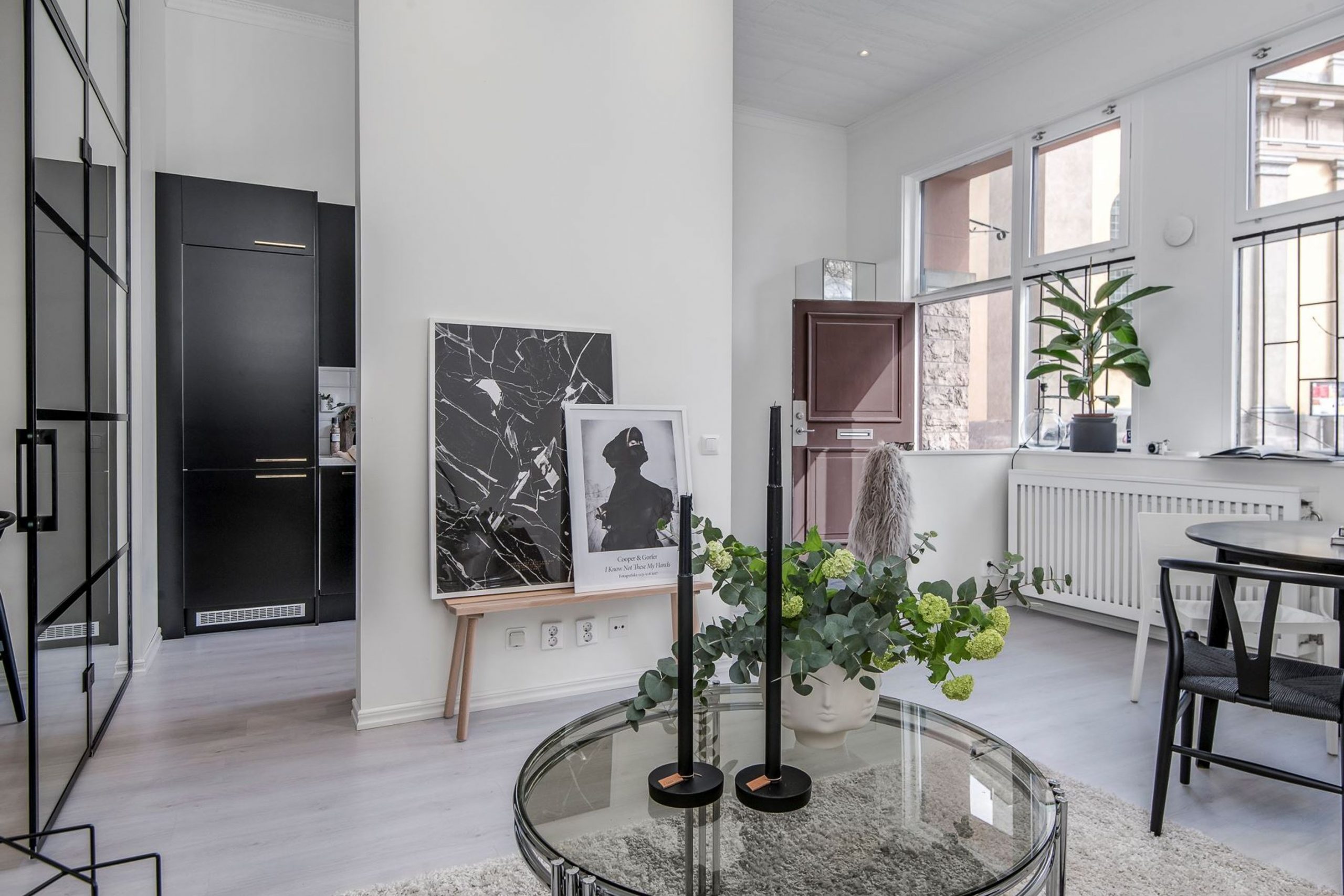 salon avec verrière design