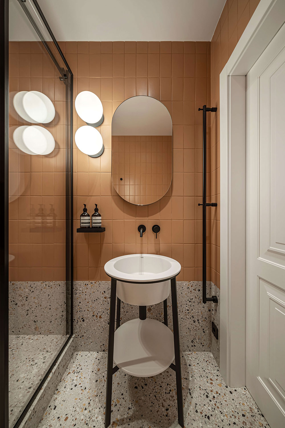 salle de bain design terrazzo
