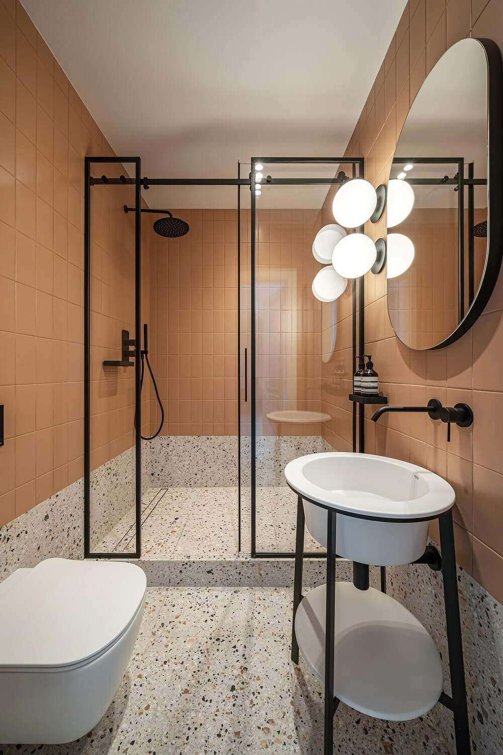 salle de bain design terrazzo