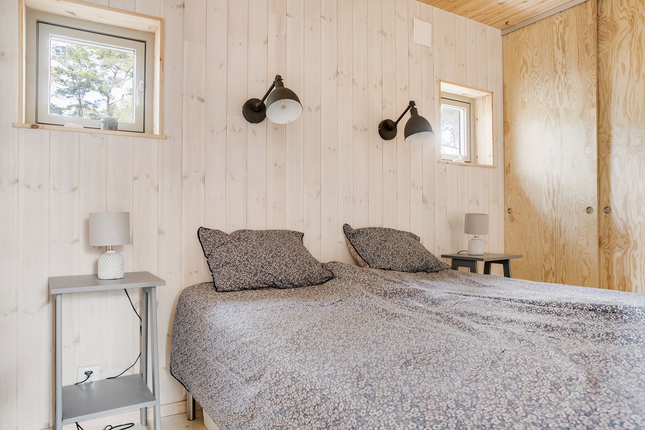 chambre murs lambris bois
