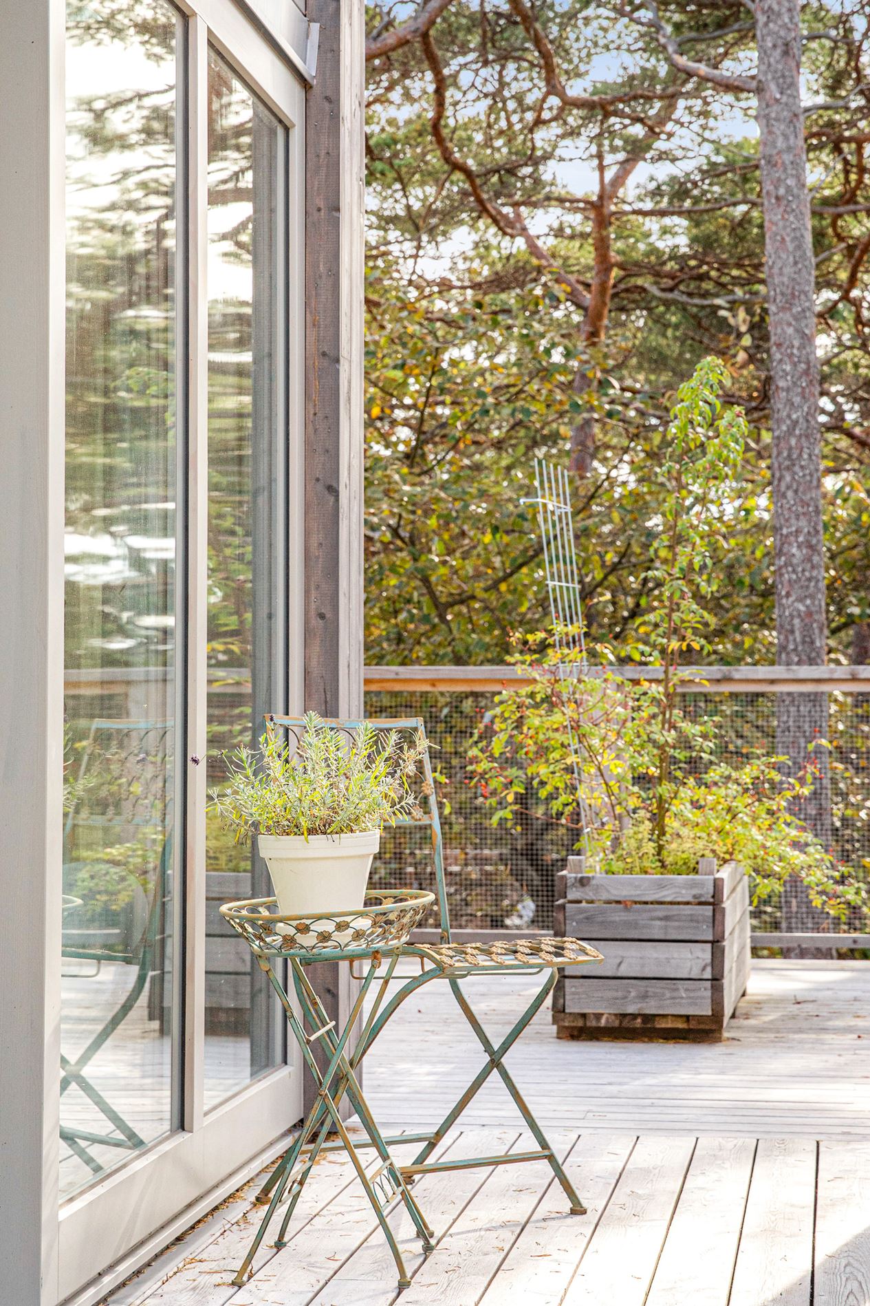 façade maison en bois cubique