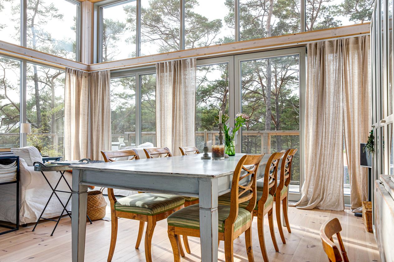 salle à manger maison d'architecte