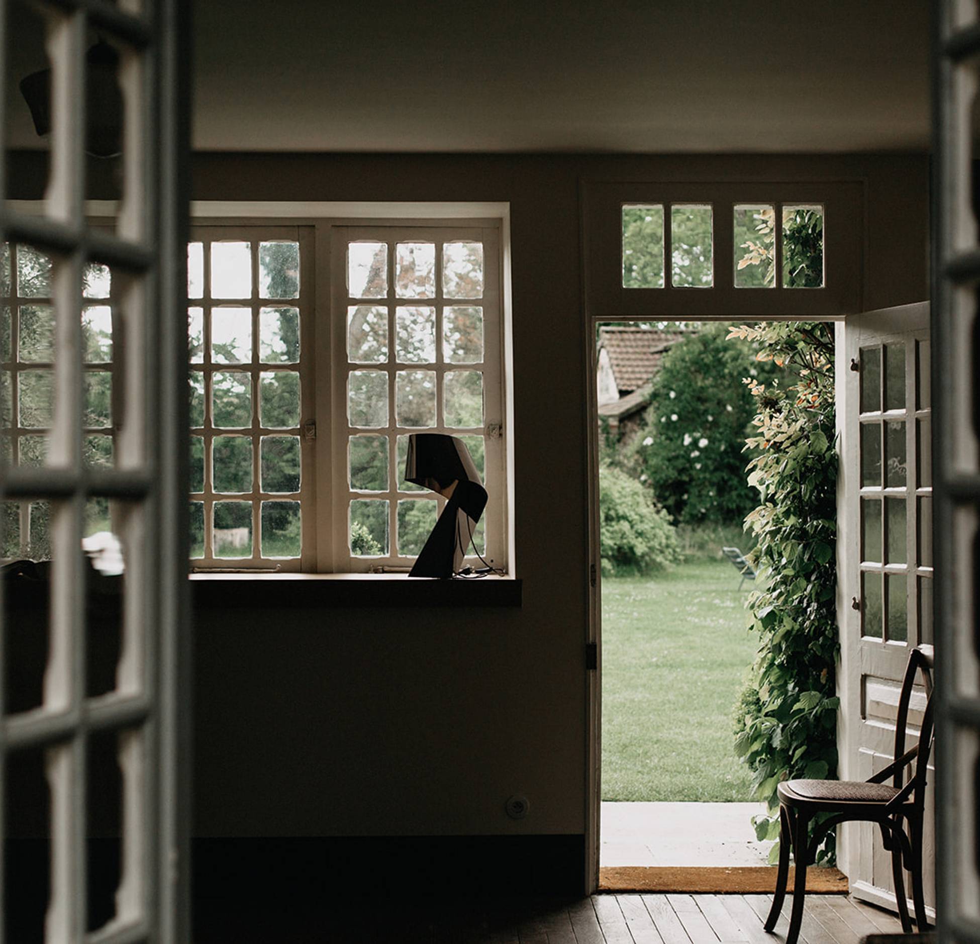 entrée maison en pierres Giverny