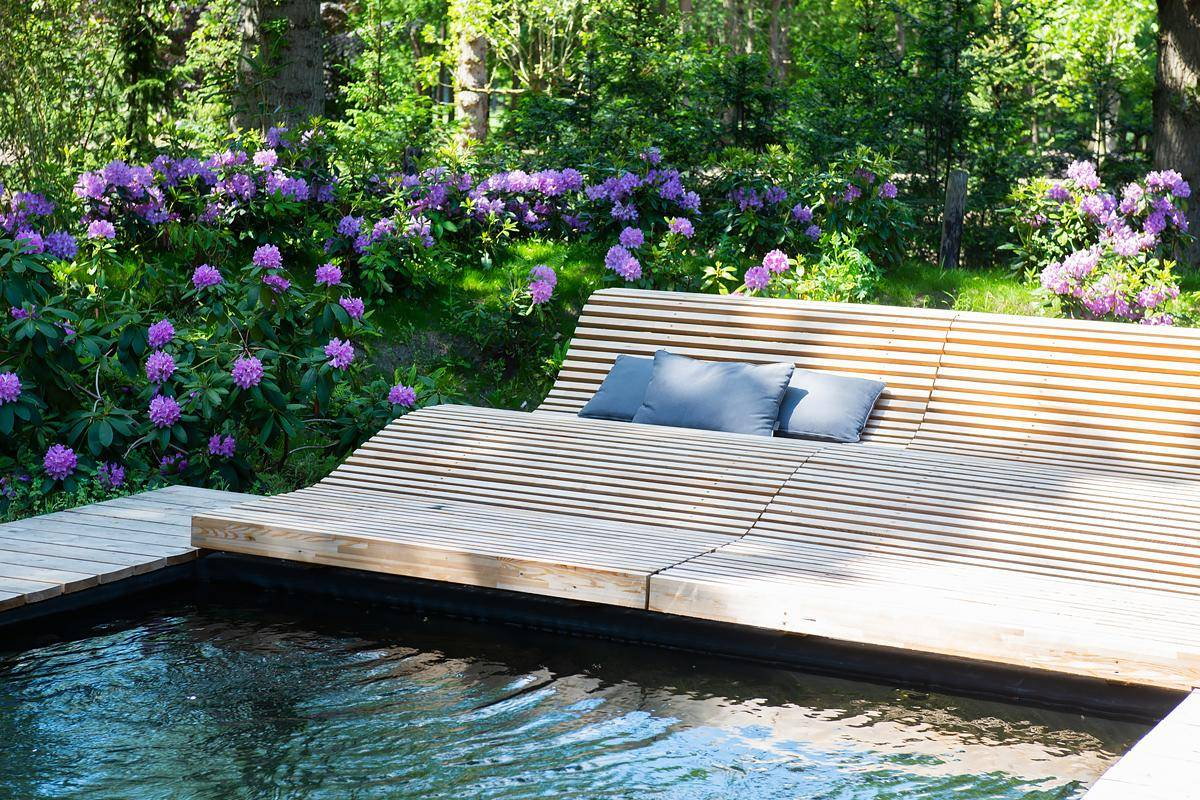 piscine naturelle avec banc de repos piscine naturelle avec banc de repos
