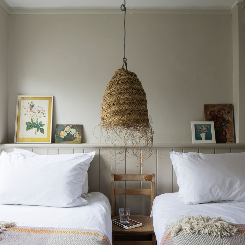 chambre cottage décoration rustique chic