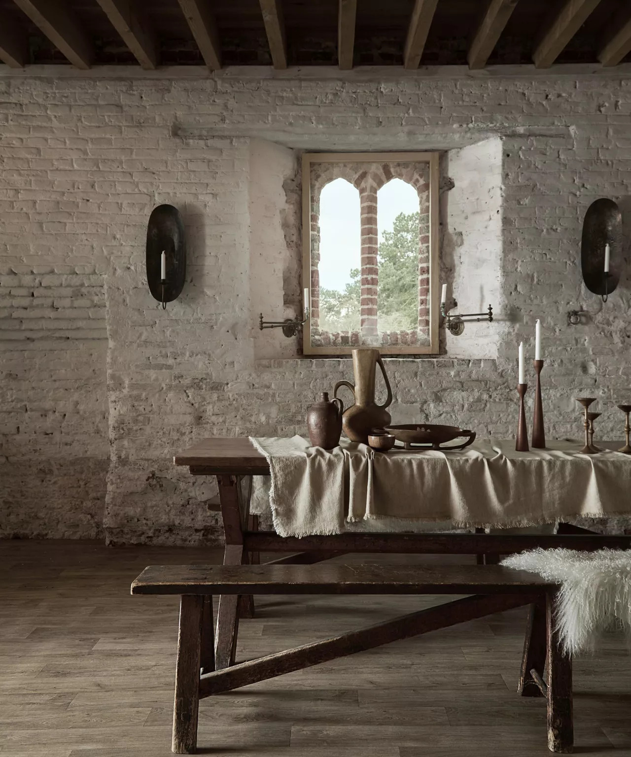 salle à manger rustique chic