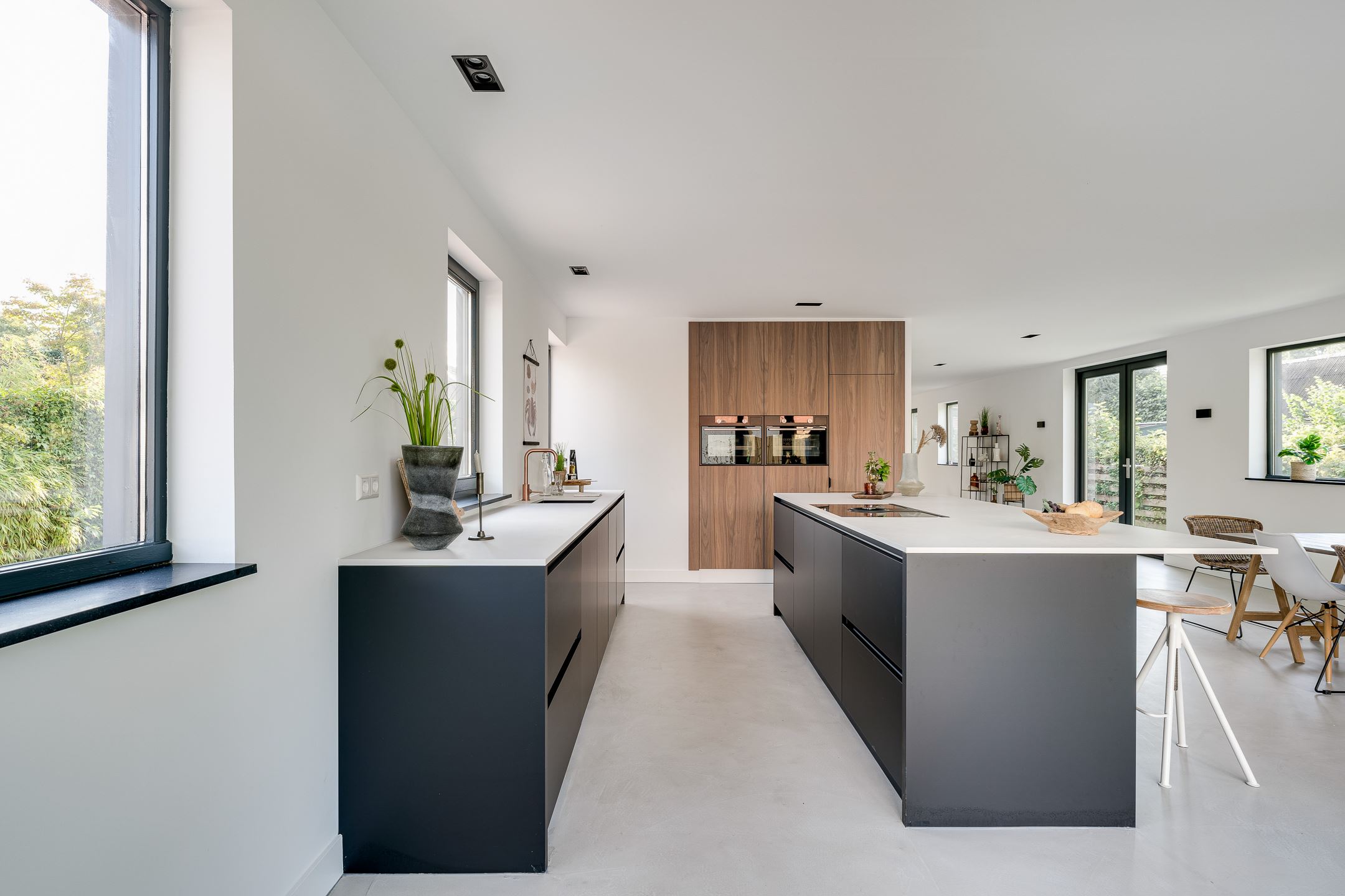 cuisine design avec îlot maison contemporaine cuisine design avec îlot maison contemporaine