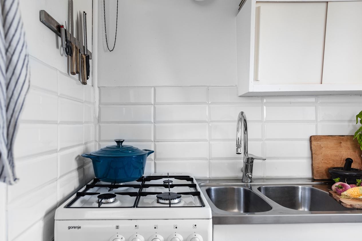 cuisine avec carrelage métro