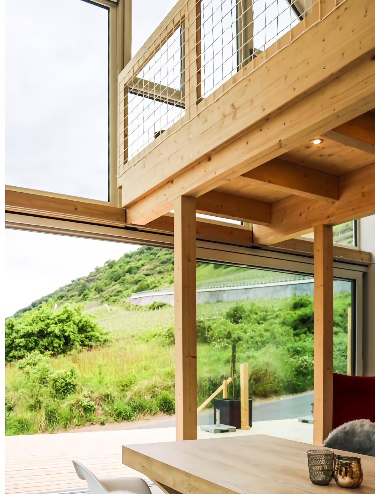 salon maison en bois avec mezzanine salon maison en bois avec mezzanine