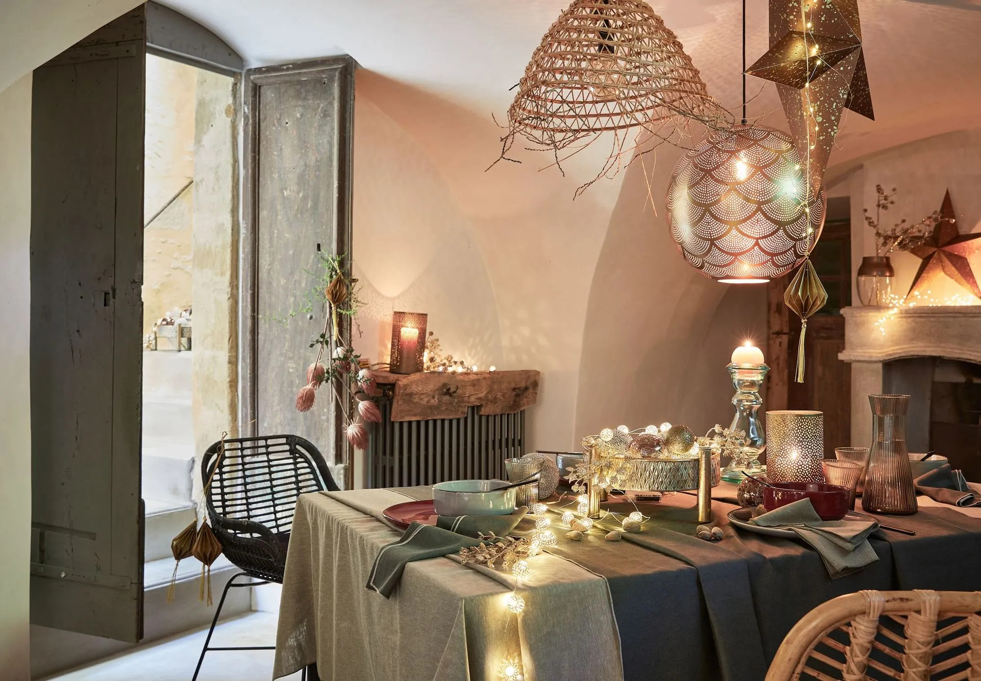 table de Noël provençale Alinea