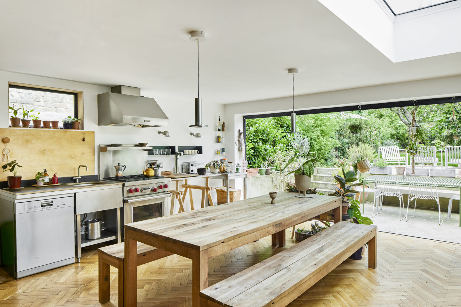 salle à manger sur jardin
