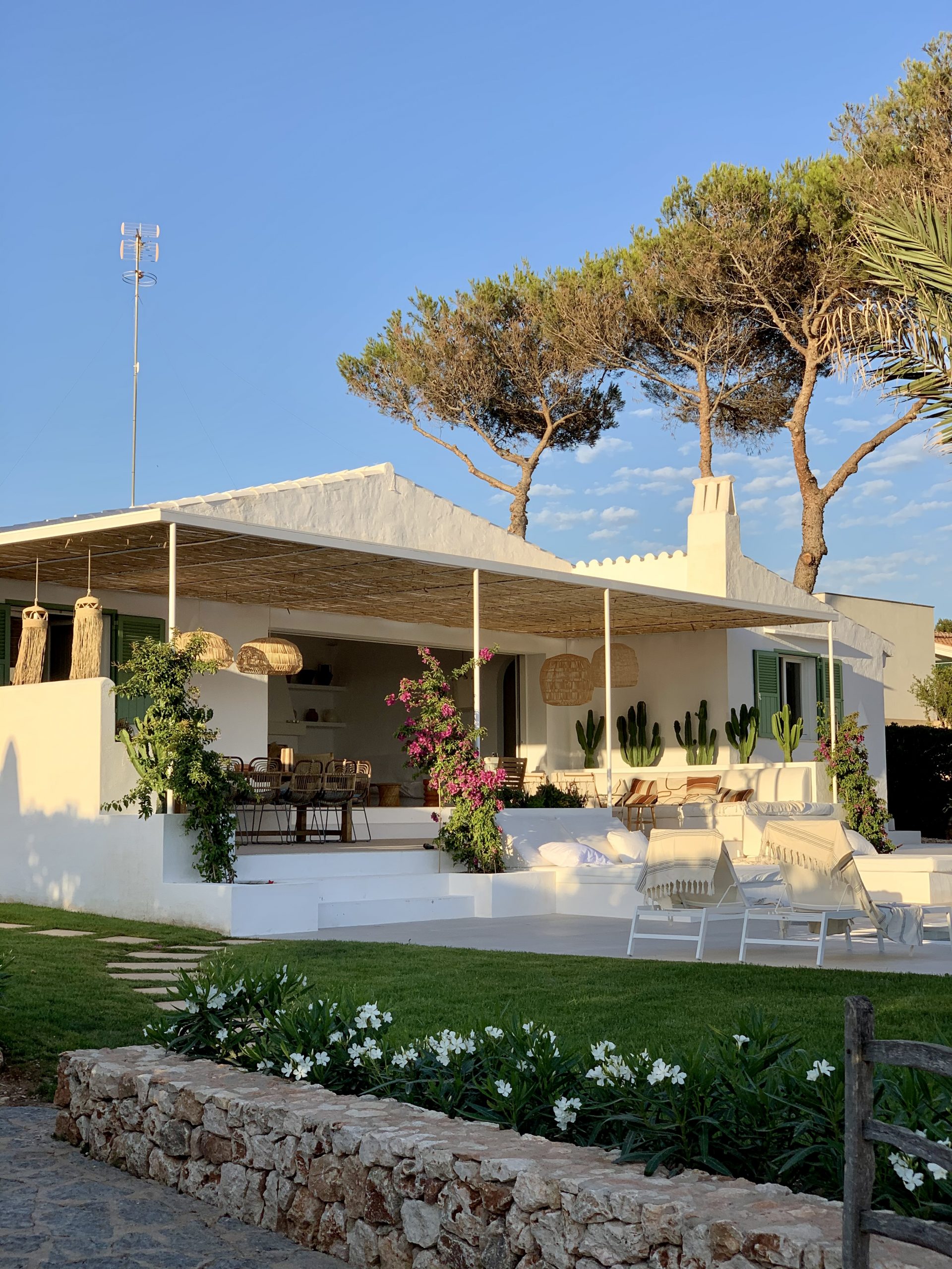 terrasse maison Minorque