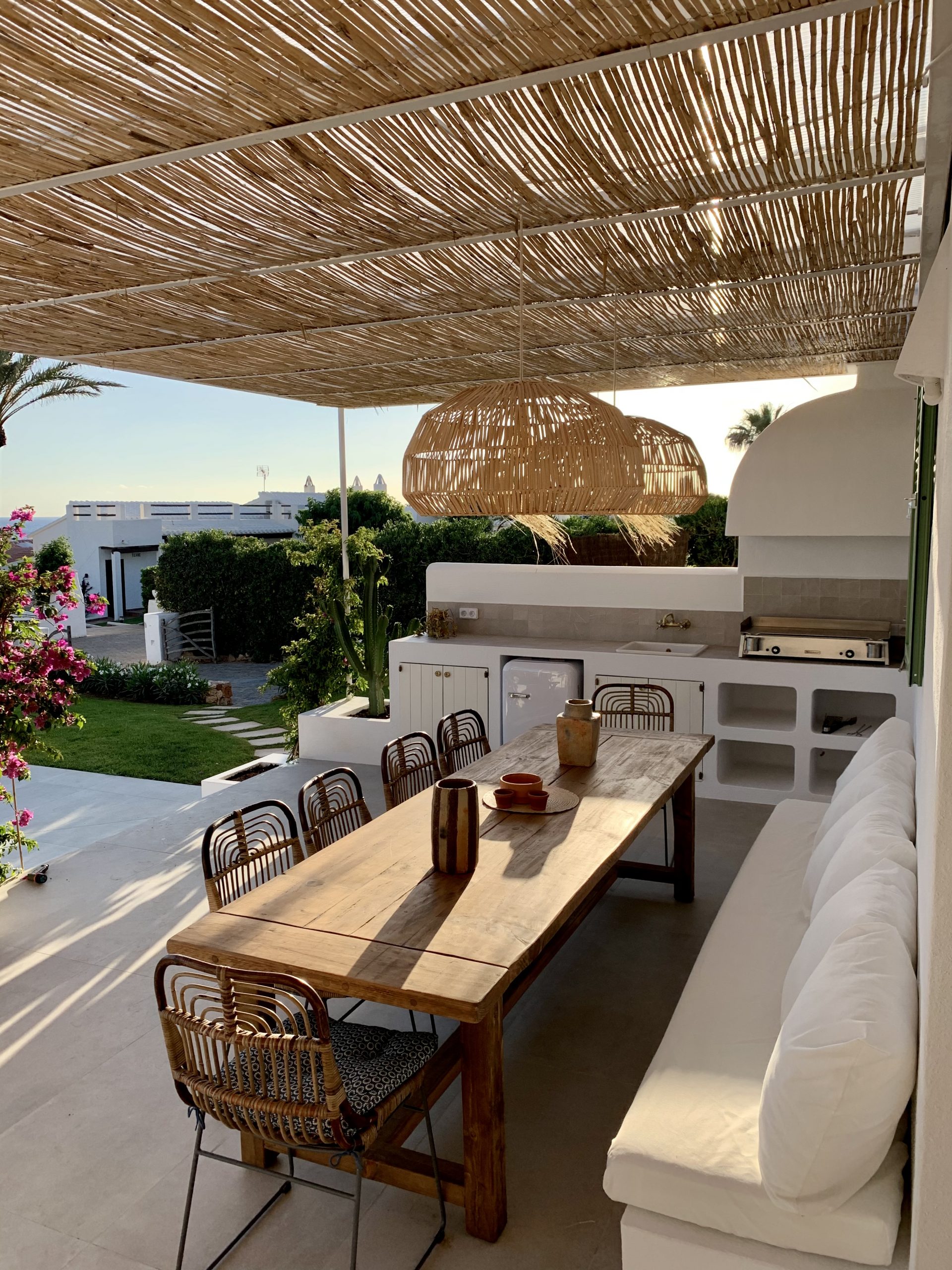 terrasse maison Minorque