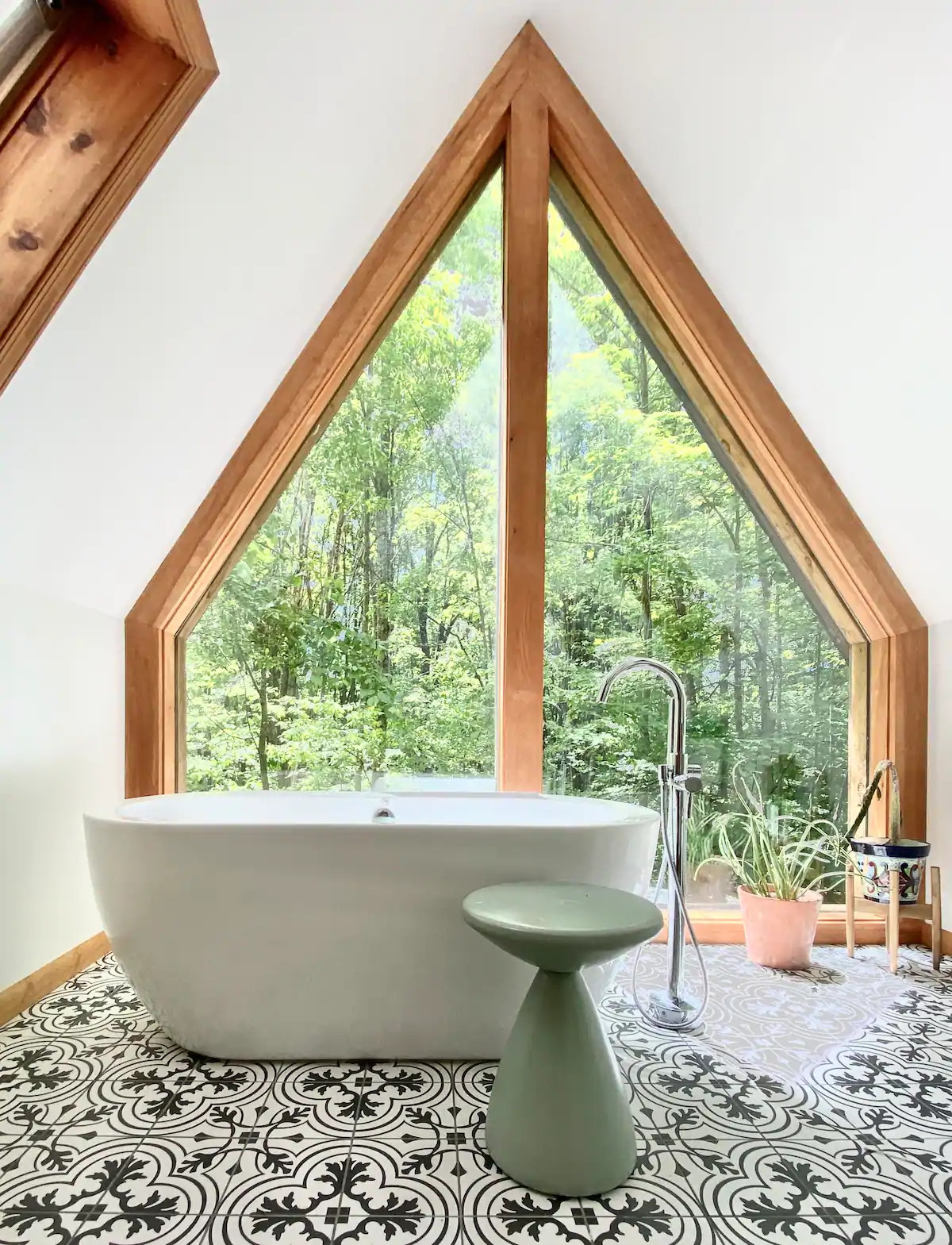 salle de bain design carreaux de ciment
