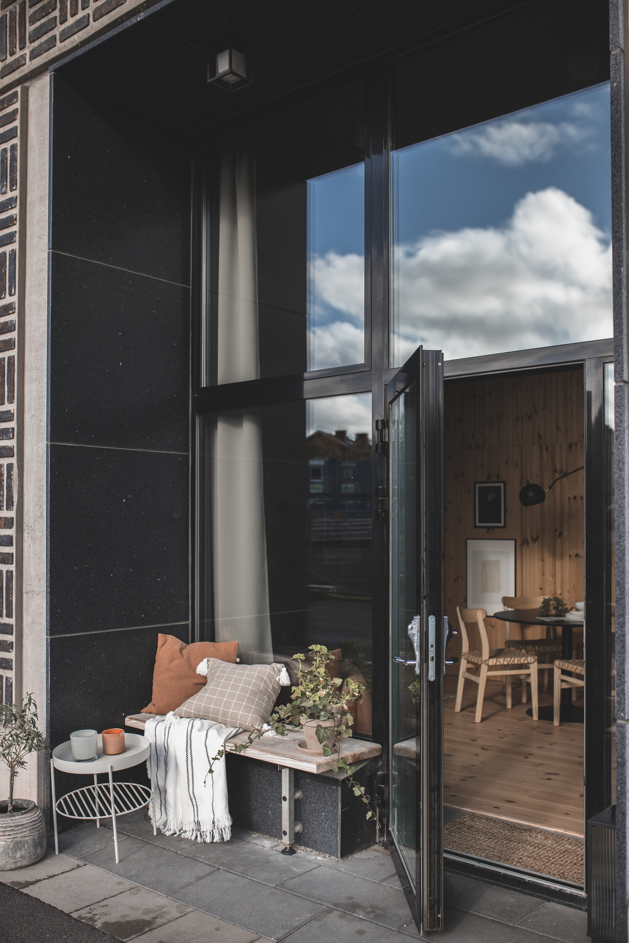 entrée appartement contemporain