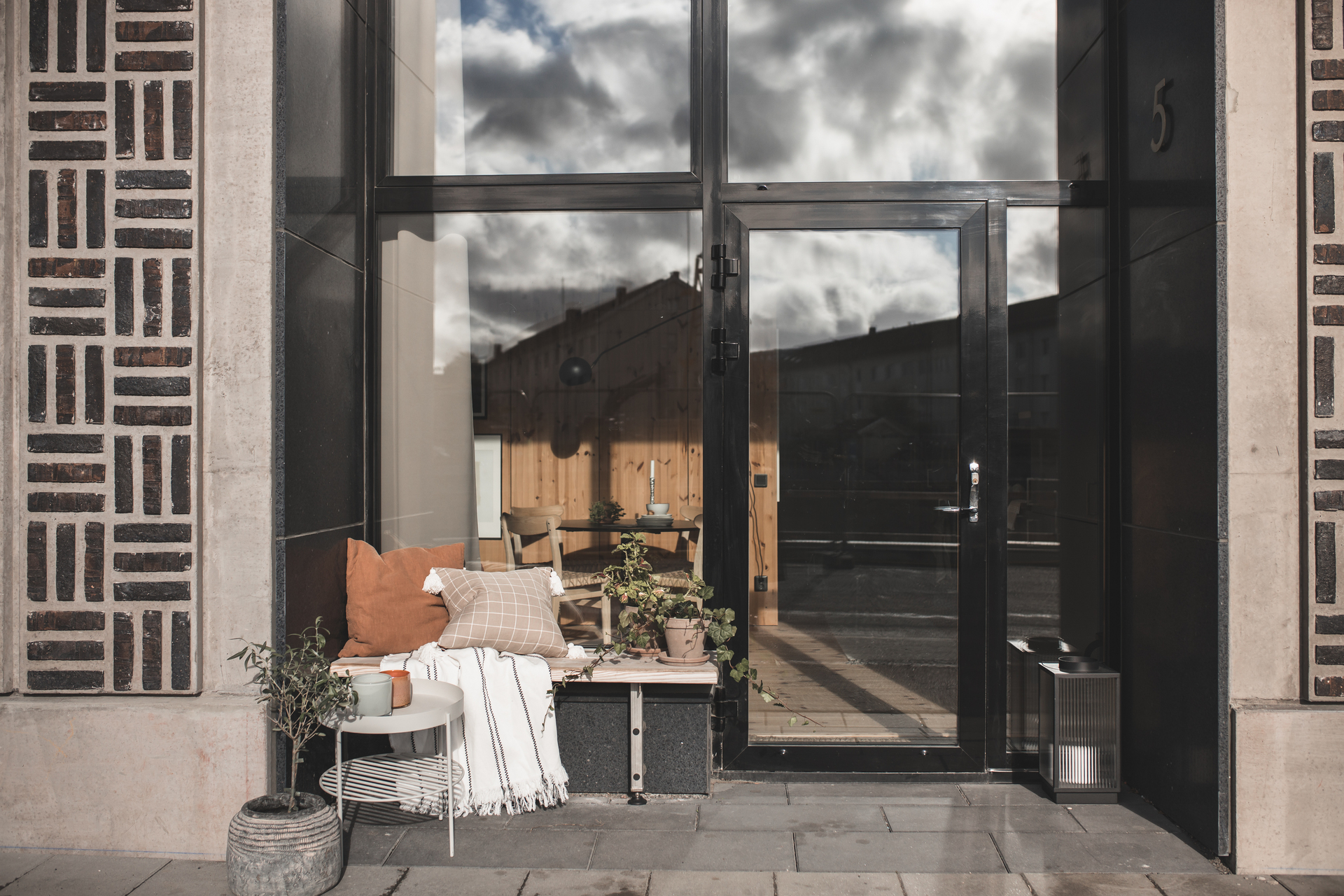 façade immeuble contemporain